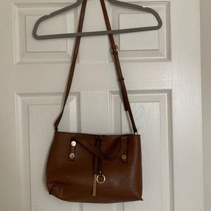Calvin Klein Black and Camel reversible purse